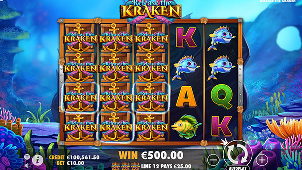 Release the Kraken là một trò chơi slots khét tiếng được chơi phổ biến . Trong game này có bổ sung các sinh vật dưới biển. Ban đầu trò chơi mô tả như một con thú giống như mực khổng lồ, khủng bố tinh thần các thủy thủ trong nhiều thế kỷ. Nhưng với trò chơi Release the Kraken cải thiện từ bản gốc với những phần thưởng lớn, mỏ ra màn hình 5 cuộn bắt mắt. Hãy đến 33WIN trò chơi trực tuyến để biết thêm thông tin nhé .