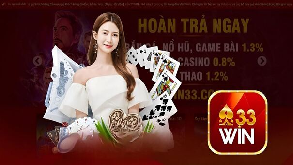 33WIN nổi tiếng với một bộ sưu tập trò chơi đa dạng, bao gồm nhiều phiên bản Slots Game phong phú, baccarat, blackjack, roulette, và nhiều trò chơi khác. Người chơi có thể tận hưởng sự thú vị và kịch tính của casino trực tuyến mà không cần phải đến sòng bạc truyền thống. 